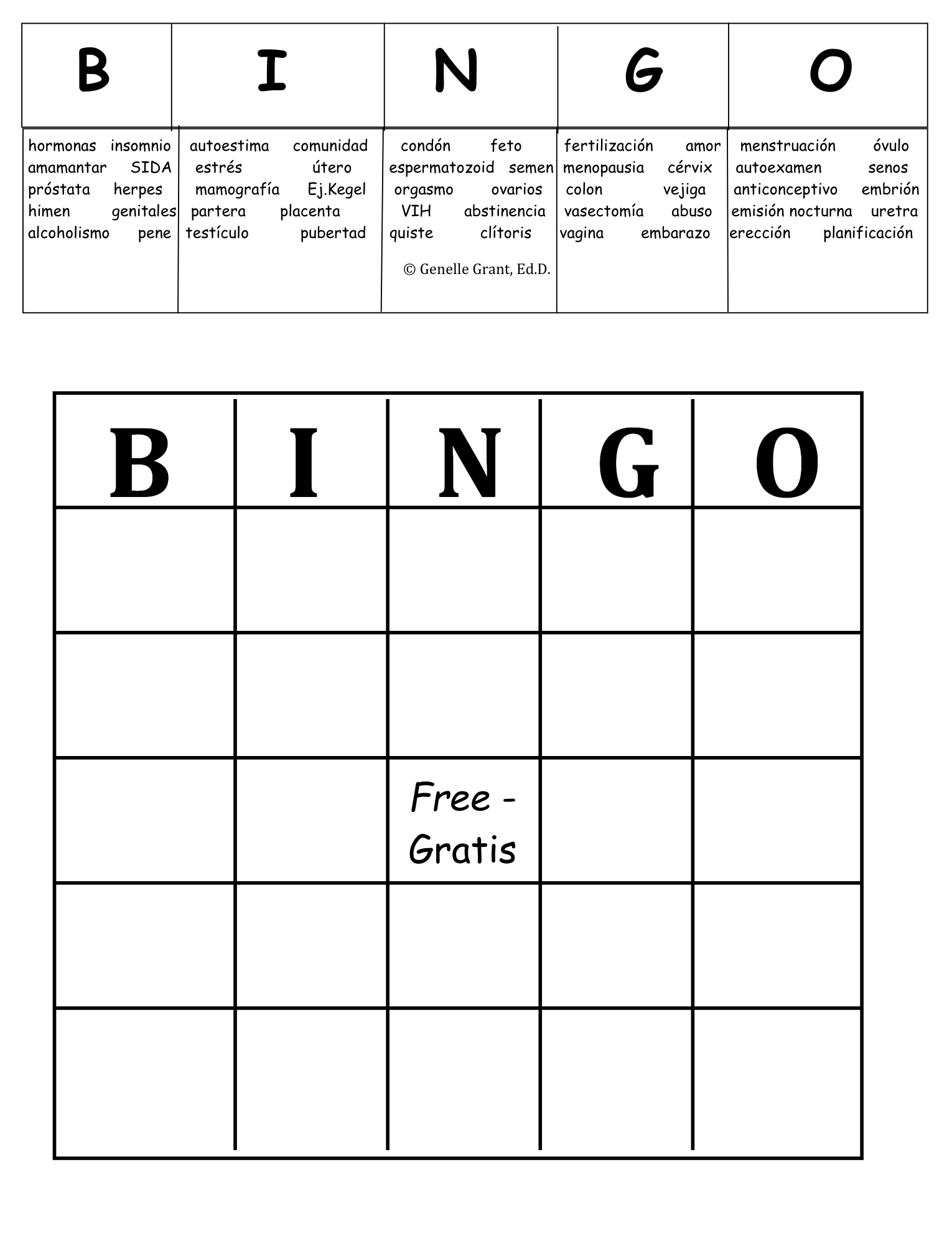 REPO Bingo Card